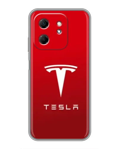 Чехол для Infinix Hot 50i с картинкой «Tesla Red Classic»