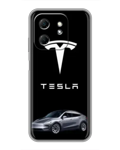 Чехол для Infinix Hot 50i с картинкой «Tesla Model Y»