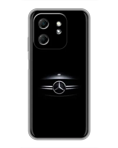 Чехол для Infinix Hot 50i с картинкой «Mercedes — абстрактные линии»