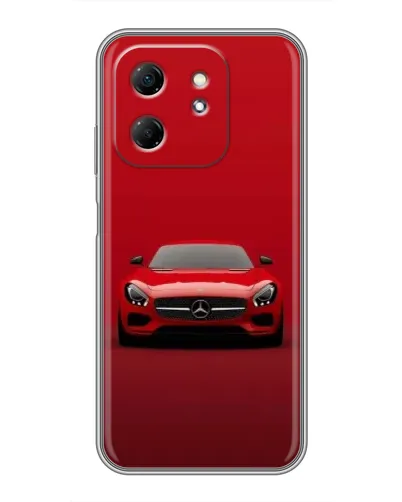 Чехол для Infinix Hot 50i с картинкой «Красный Mercedes AMG»