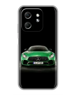 Чохол для Infinix Hot 50i з картинкою «Mercedes — неоновий лого» Чохол для Infinix Hot 50i з картинкою «Mercedes — неоновий лого»