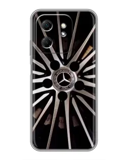 Чохол для Infinix Hot 50i з картинкою «Диск Mercedes» Чохол для Infinix Hot 50i з картинкою «Диск Mercedes»