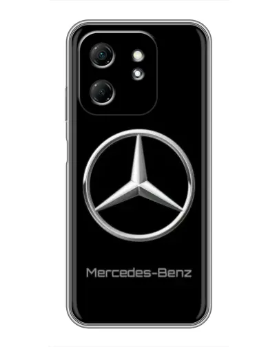 Чехол для Infinix Hot 50i с картинкой «Mercedes Silver Logo»