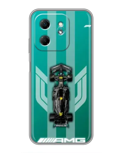 Чехол для Infinix Hot 50i с картинкой «Mercedes AMG Petronas»