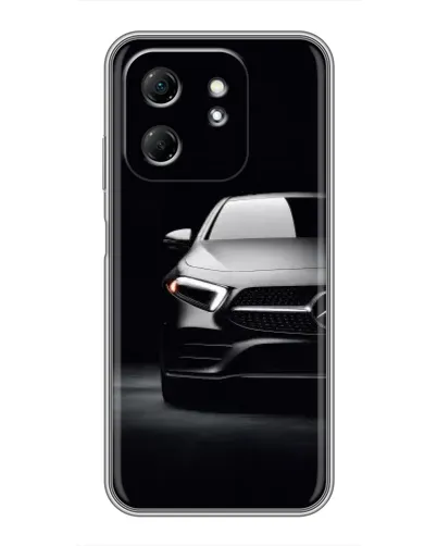 Чехол для Infinix Hot 50i с картинкой «Свет фар Mercedes»