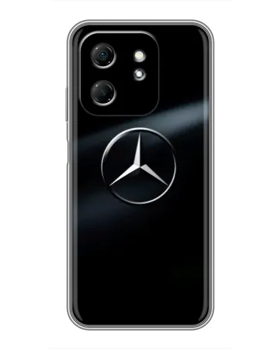 Чохол для Infinix Hot 50i з картинкою «Mercedes на металі» Чохол для Infinix Hot 50i з картинкою «Mercedes на металі»
