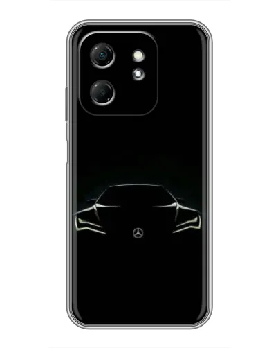 Чохол для Infinix Hot 50i з картинкою «Mercedes — силует авто» Чохол для Infinix Hot 50i з картинкою «Mercedes — силует авто»
