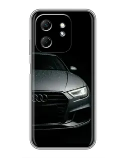 Чехол для Infinix Hot 50i с картинкой «Audi — детализация кузова» Чехол для Infinix Hot 50i с картинкой «Audi — детализация кузова»