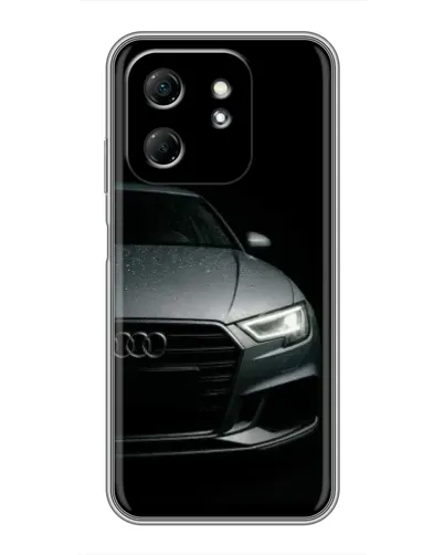 Чехол для Infinix Hot 50i с картинкой «Audi — детализация кузова» Чехол для Infinix Hot 50i с картинкой «Audi — детализация кузова»
