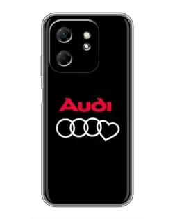 Чехол для Infinix Hot 50i с картинкой «Логотип Audi Heart» Чехол для Infinix Hot 50i с картинкой «Логотип Audi Heart»