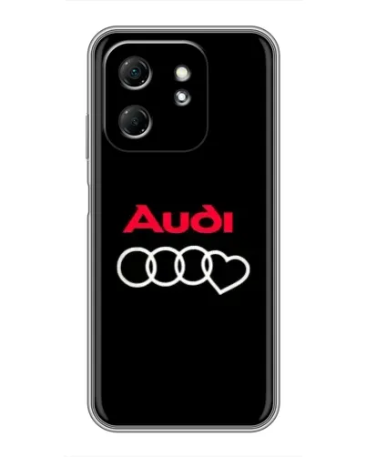 Чехол для Infinix Hot 50i с картинкой «Логотип Audi Heart» Чехол для Infinix Hot 50i с картинкой «Логотип Audi Heart»