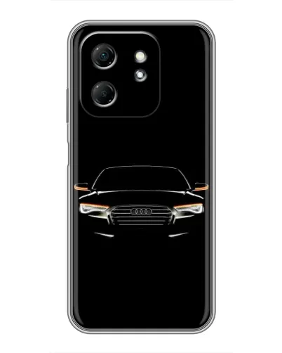 Чехол для Infinix Hot 50i с картинкой «Audi — ночной контур» Чехол для Infinix Hot 50i с картинкой «Audi — ночной контур»