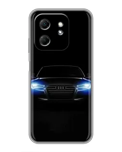 Чехол для Infinix Hot 50i с картинкой «Audi в неоне» Чехол для Infinix Hot 50i с картинкой «Audi в неоне»