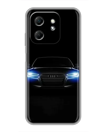 Чехол для Infinix Hot 50i с картинкой «Audi в неоне» Чехол для Infinix Hot 50i с картинкой «Audi в неоне»