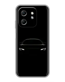 Чехол для Infinix Hot 50i с картинкой «Взгляд Audi в темноте» Чехол для Infinix Hot 50i с картинкой «Взгляд Audi в темноте»