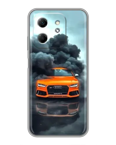 Чехол для Infinix Hot 50i с картинкой «Audi в облаках дыма» Чехол для Infinix Hot 50i с картинкой «Audi в облаках дыма»