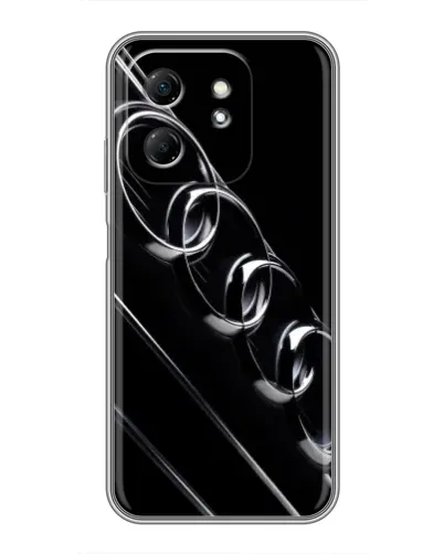 Чехол для Infinix Hot 50i с картинкой «Audi — абстрактные кольца» Чехол для Infinix Hot 50i с картинкой «Audi — абстрактные кольца»