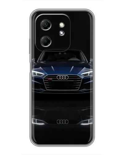 Чехол для Infinix Hot 50i с картинкой «Audi — ночное отражение» Чехол для Infinix Hot 50i с картинкой «Audi — ночное отражение»