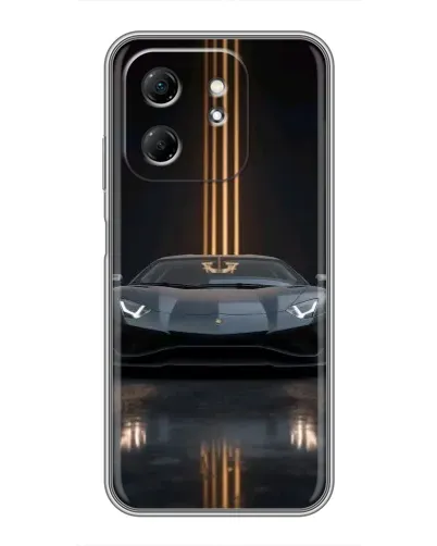 Чехол для Infinix Hot 50i с картинкой «Lamborghini золотые линии» Чехол для Infinix Hot 50i с картинкой «Lamborghini золотые линии»