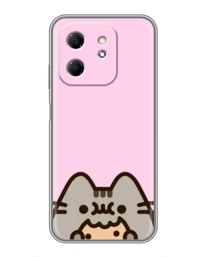Чехол для Infinix Hot 50i с картинкой «Pusheen и печенье» Чехол для Infinix Hot 50i с картинкой «Pusheen и печенье»