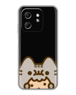 Чехол для Infinix Hot 50i с картинкой «Пушин на черном» Чехол для Infinix Hot 50i с картинкой «Пушин на черном»