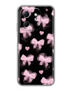 Чехол для Infinix Hot 50i с картинкой «Геометрия банта»