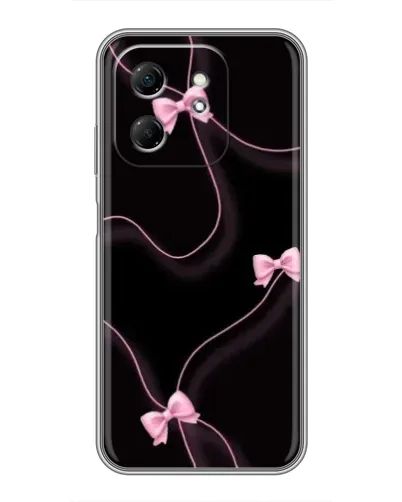 Чехол для Infinix Hot 50i с картинкой «Розовые ленты»