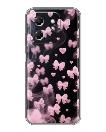Чехол для Infinix Hot 50i с картинкой «Неоновое кружево»