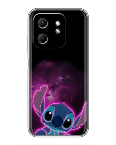 Чехол для Infinix Hot 50i с картинкой «Неоновый Stitch»