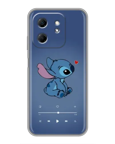 Чехол для Infinix Hot 50i с картинкой «Музыкальный Stitch»