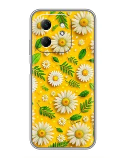 Чехол для Infinix Hot 50i с картинкой «Ромашковое солнце»