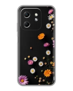 Чехол для Infinix Hot 50i с картинкой «Цветочная композиция»