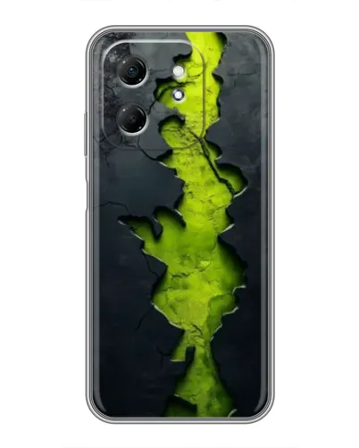 Чехол для Infinix Hot 50i с картинкой «Салатовый разлом скалы» Чехол для Infinix Hot 50i с картинкой «Салатовый разлом скалы»