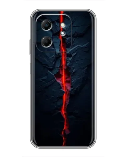 Чехол для Infinix Hot 50i с картинкой «Kрасная лавовая трещина» Чехол для Infinix Hot 50i с картинкой «Kрасная лавовая трещина»