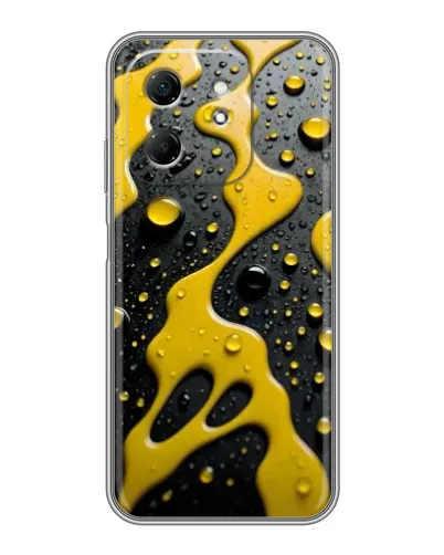 Чехол для Infinix Hot 50i с картинкой «Жидкое желтое золото» Чехол для Infinix Hot 50i с картинкой «Жидкое желтое золото»
