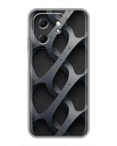 Чехол для Infinix Hot 50i с картинкой «Объемное серое плетение» Чехол для Infinix Hot 50i с картинкой «Объемное серое плетение»