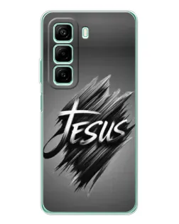 Чехол для Infinix Hot 60 5G Plus с картинкой «Надпись Jesus Graffiti»