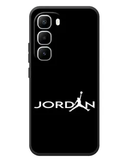 Чехол для Infinix Hot 60 Pro Plus с картинкой «Jordan White Logo»