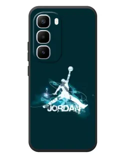 Чехол для Infinix Hot 60 Pro Plus с картинкой «Jordan Blue Fire»