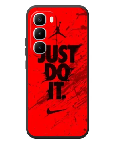 Чехол для Infinix Hot 60 Pro Plus с картинкой «Nike Just Do It» Чехол для Infinix Hot 60 Pro Plus с картинкой «Nike Just Do It»