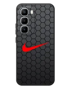Чехол для Infinix Hot 60 Pro Plus с картинкой «Nike — карбоновая сетка»