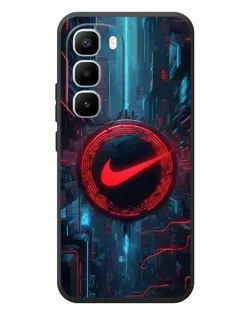 Чехол для Infinix Hot 60 Pro Plus с картинкой «Техногенный стиль Nike»