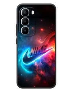 Чехол для Infinix Hot 60 Pro Plus с картинкой «Огненный логотип Nike»