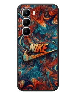 Чехол для Infinix Hot 60 Pro Plus с картинкой «Nike в абстракции»