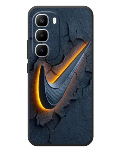 Чехол для Infinix Hot 60 Pro Plus с картинкой «Объемный логотип Найк» Чехол для Infinix Hot 60 Pro Plus с картинкой «Объемный логотип Найк»