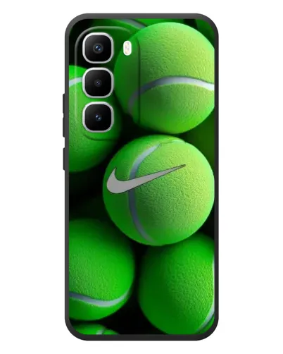 Чехол для Infinix Hot 60 Pro Plus с картинкой «Теннисные мячи Найк» Чехол для Infinix Hot 60 Pro Plus с картинкой «Теннисные мячи Найк»