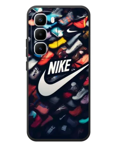 Чехол для Infinix Hot 60 Pro Plus с картинкой «Коллекция кроссовок Nike» Чехол для Infinix Hot 60 Pro Plus с картинкой «Коллекция кроссовок Nike»