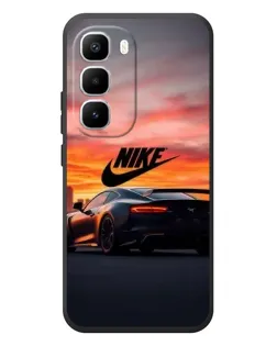 Чехол для Infinix Hot 60 Pro Plus с картинкой «Nike и суперкар»