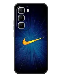 Чехол для Infinix Hot 60 Pro Plus с картинкой «Синий пульс Nike»