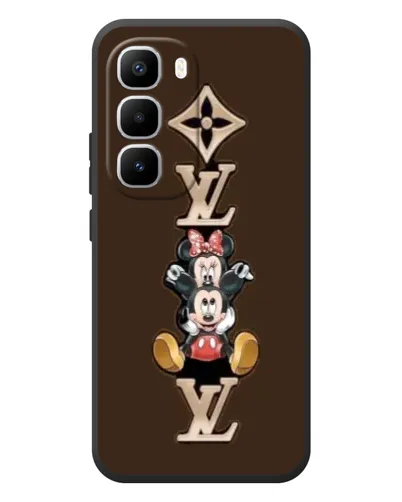 Чехол для Infinix Hot 60 Pro Plus с картинкой «LV и Микки Маус»